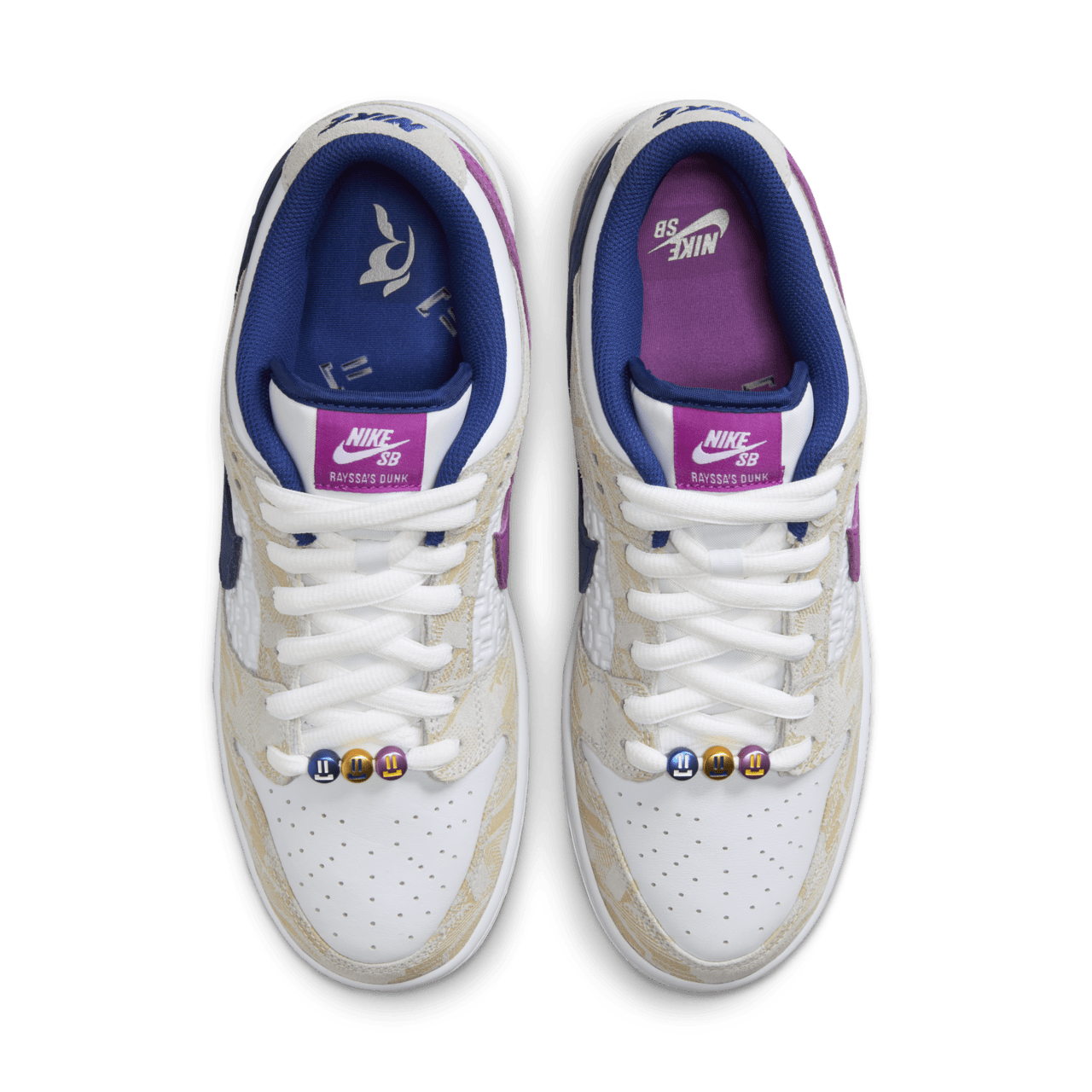 Lanceringsdato for Nike SB Dunk Low "Pure Platinum and Vivid Purple" (FZ5251-001)