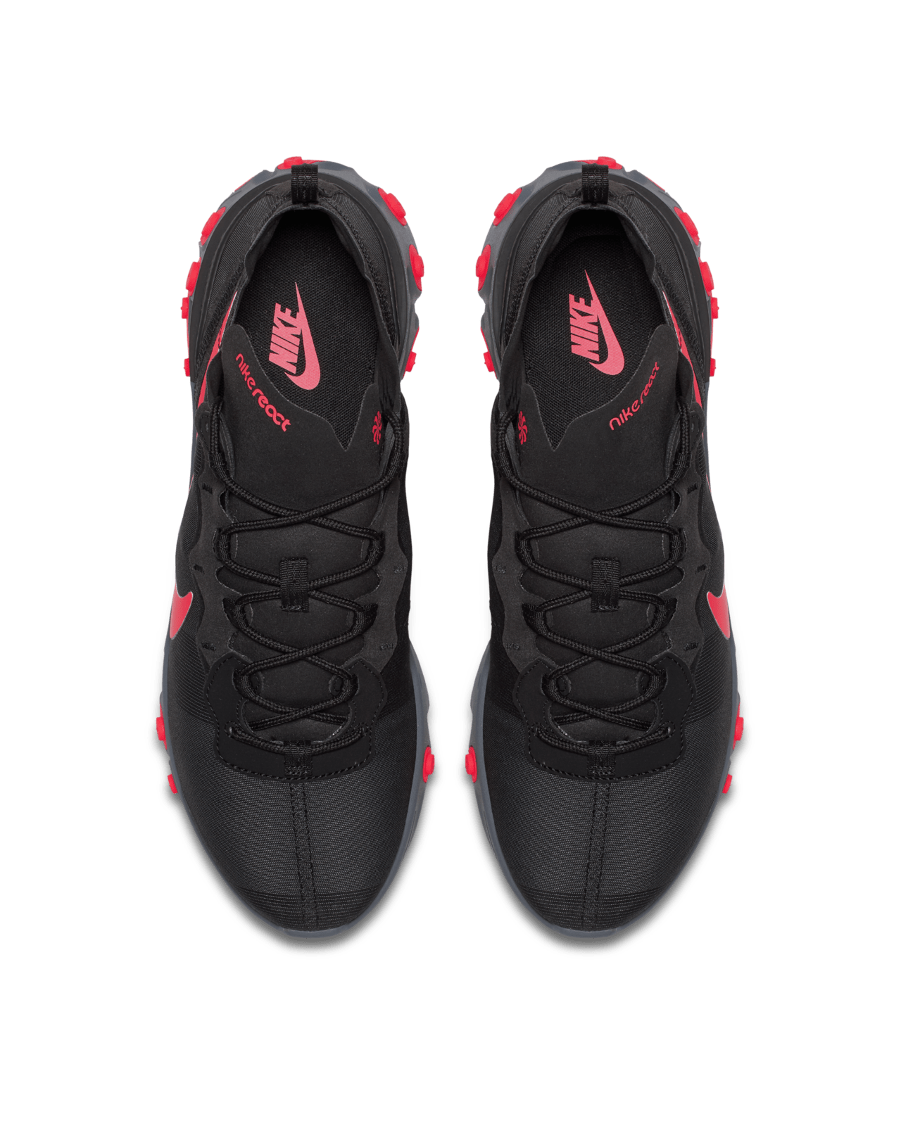 Nike React Element 55 'Black & Solar Red' Release Date