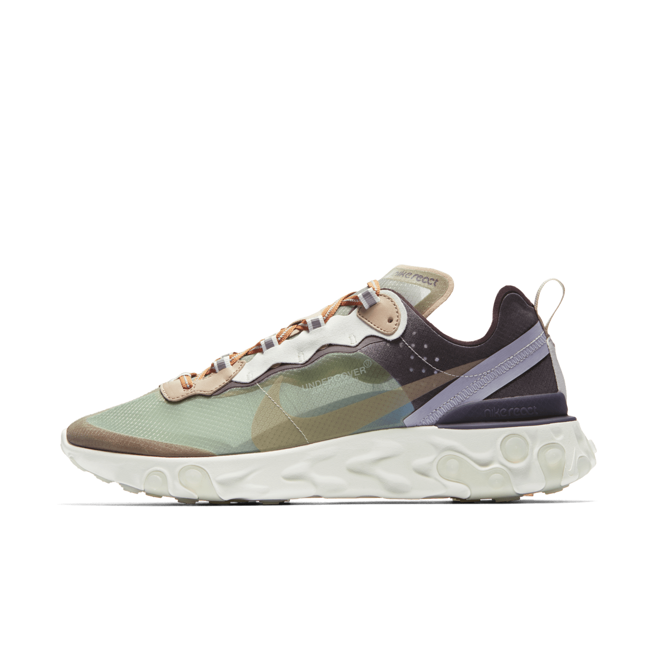 Nike React Element 87 Undercover Green Mist Deep Burgundy Release Date. Nike SNKRS