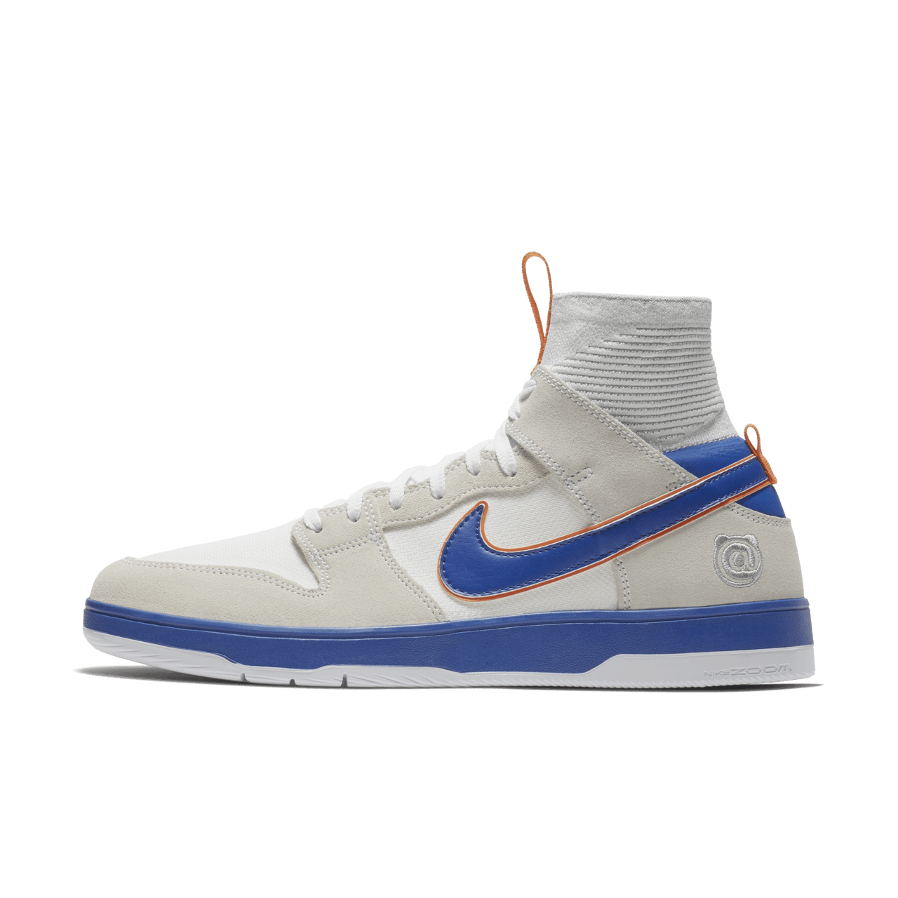 Nike SB Zoom Dunk High Elite Be@rbrick 'White & College Blue' Release Date.  Nike SNKRS