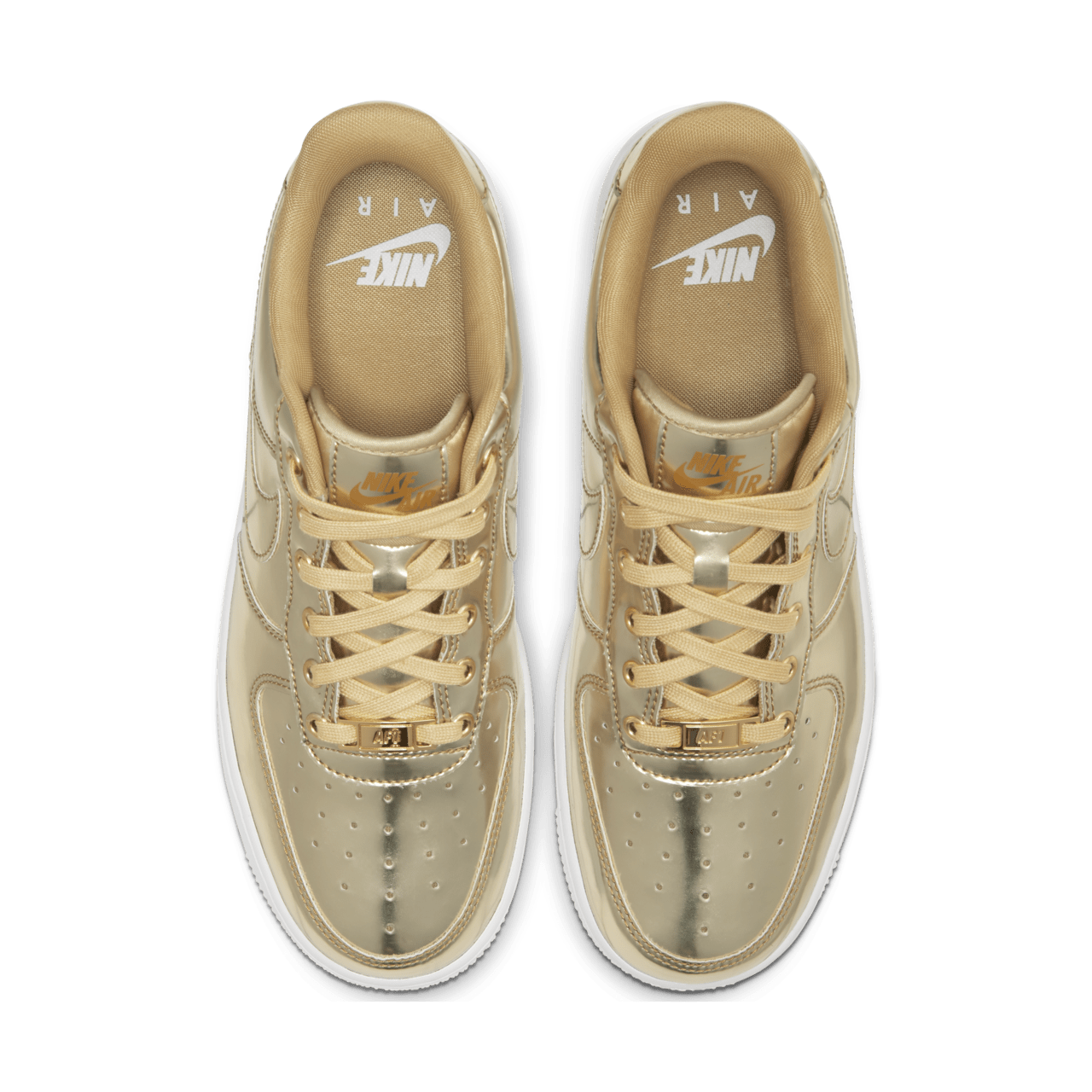 Gold tennis shoes womens online