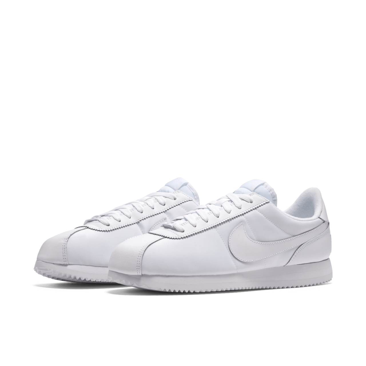 Nike cortez womens all white on sale