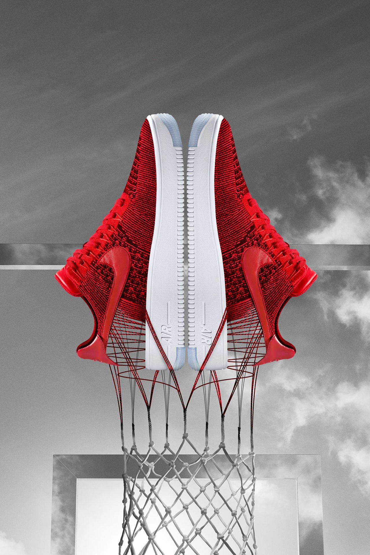 Nike air force 1 ultra flyknit low red hotsell