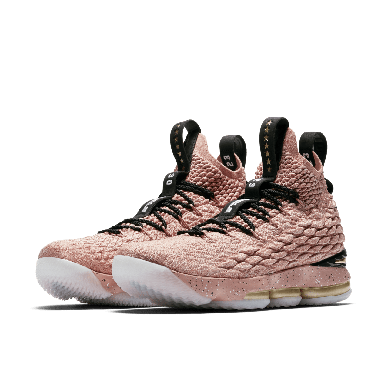 Lebron 15 rose gold hotsell