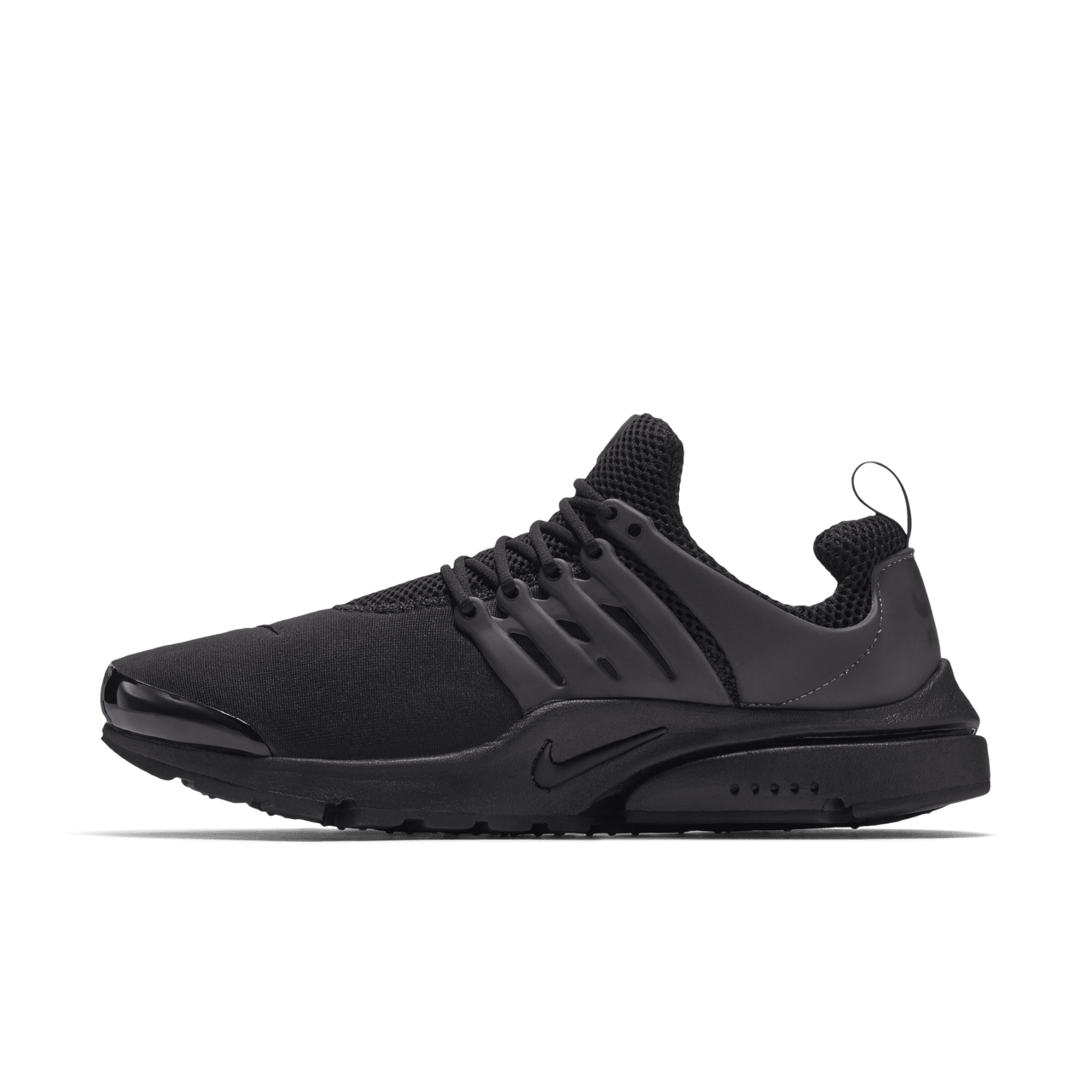 Nike air presto all black on feet hotsell