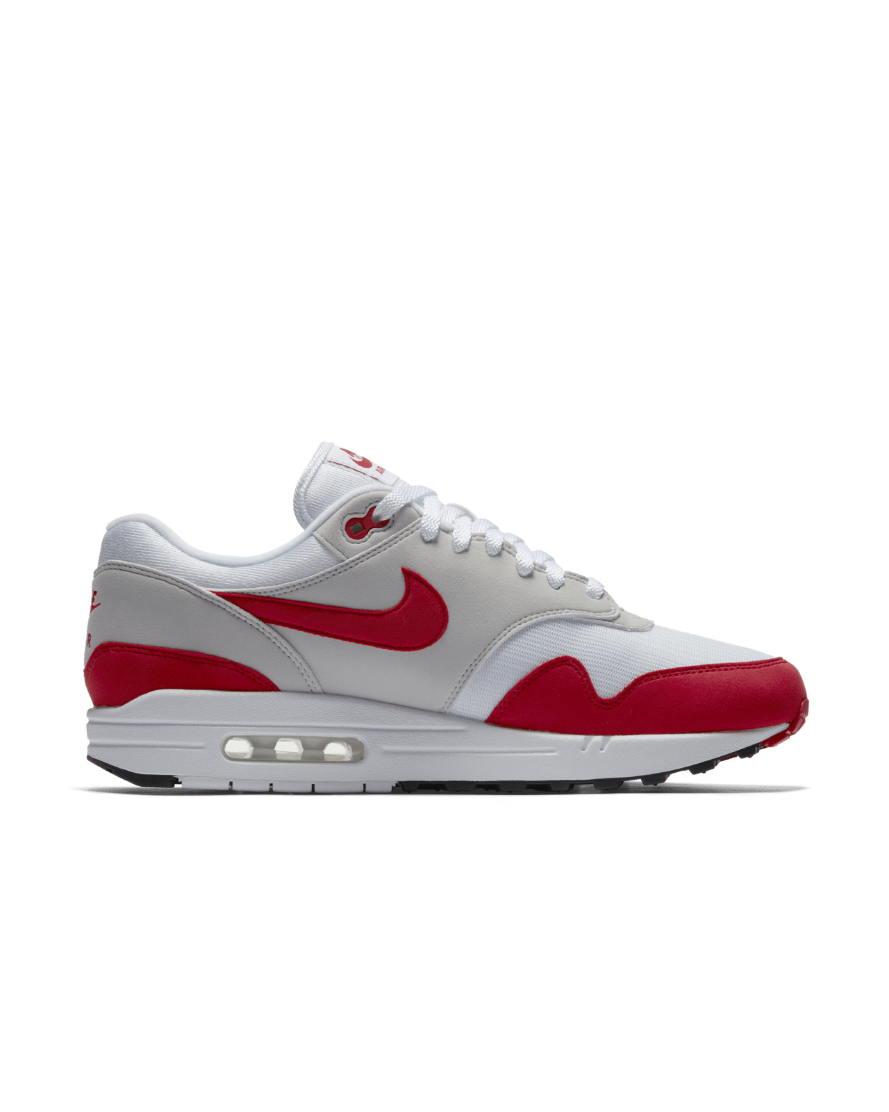 Nike Air Max 1 Anniversary White University Red Nike SNKRS