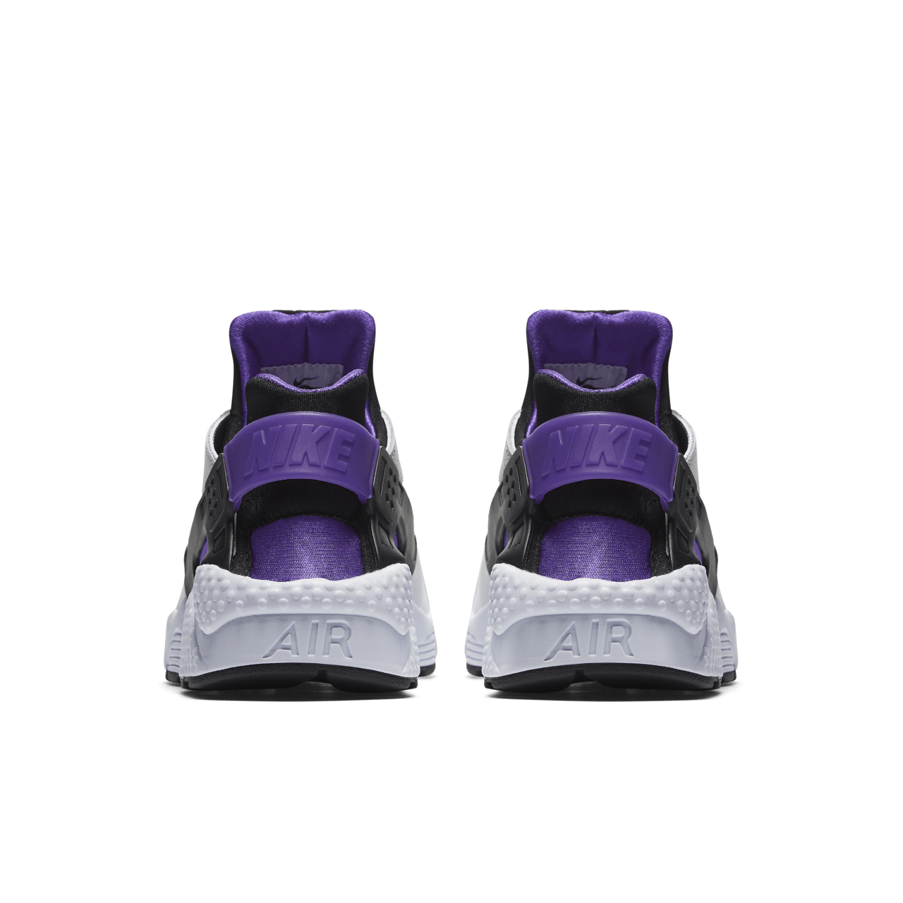 Nike huarache purple and white online