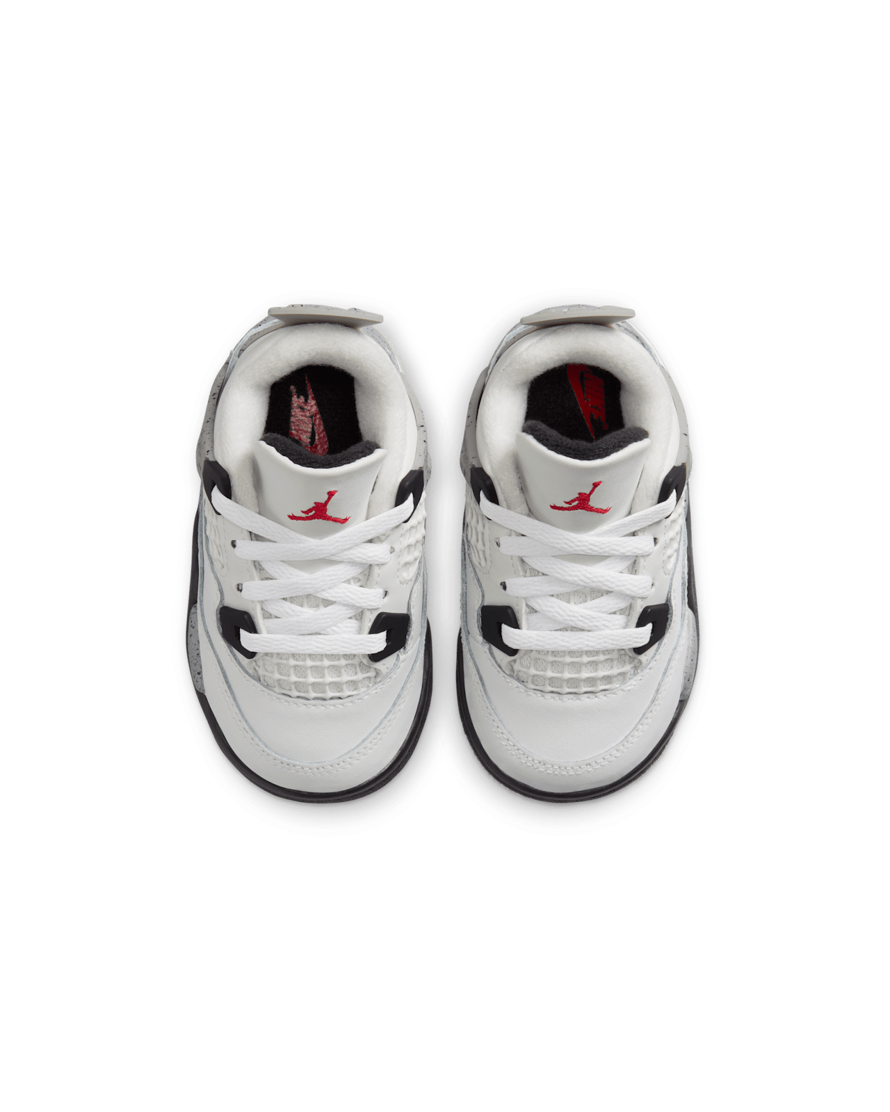 IB4388-100 Toddler Jordan 4 'White Cement'