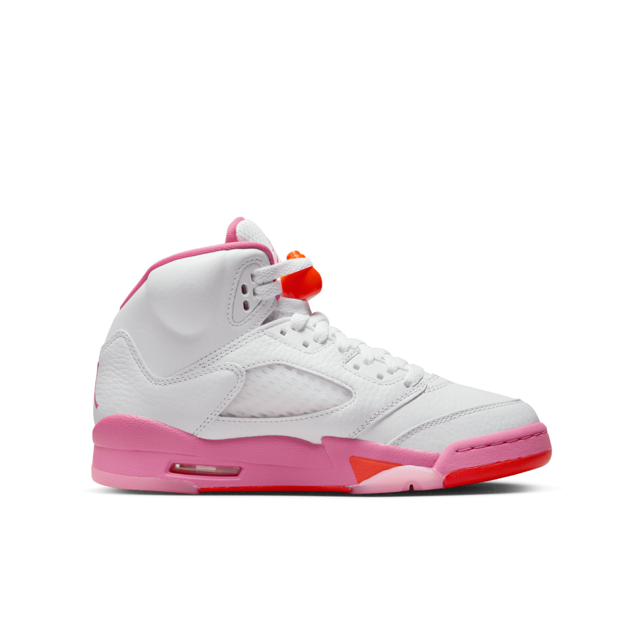 วันเปิดตัว Air Jordan 5 "Pinksicle and Safety Orange" เด็กโต (440892-168)