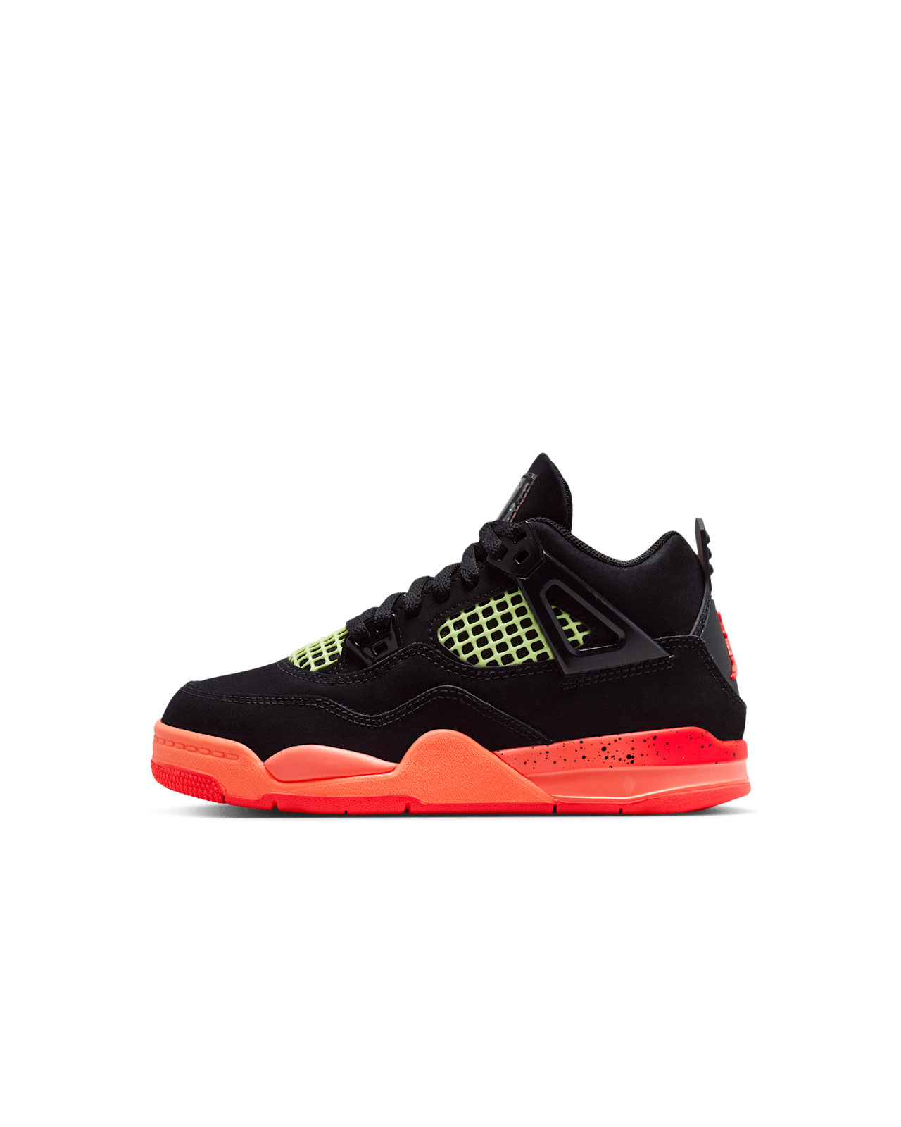 【NIKE公式】ジュニア エア ジョーダン 4 'Black and Bright Mango' (II1271-001) 発売日