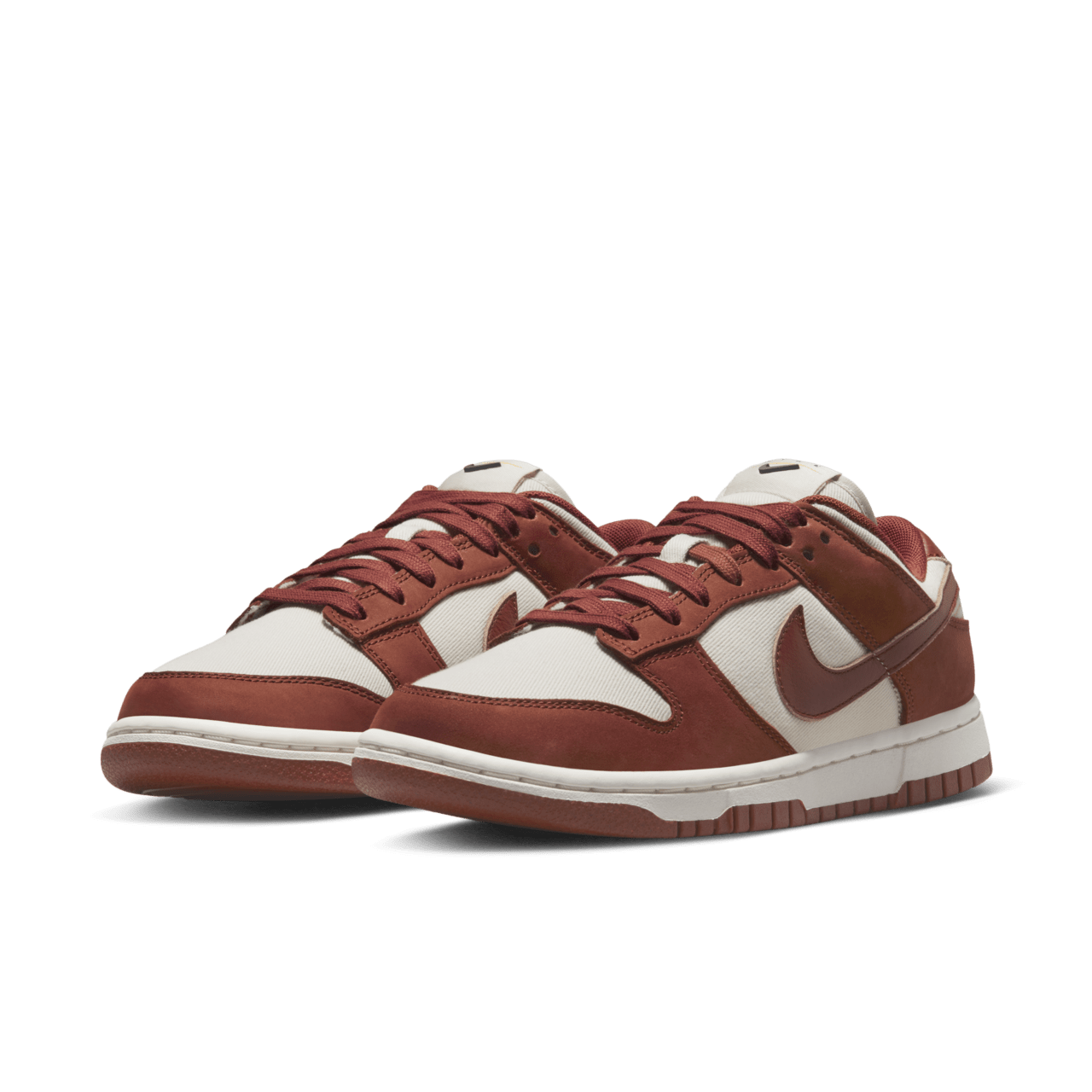 Fecha de lanzamiento del Dunk Low "Light Orewood Brown and Rugged Orange" para mujer (DZ2710-101)