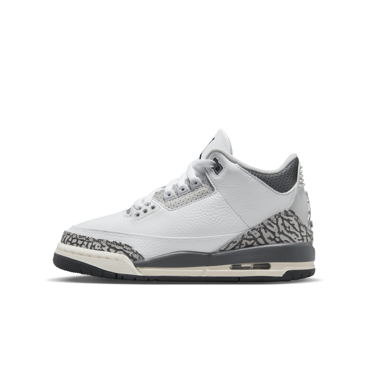 วันเปิดตัว Air Jordan 3 "Animal Icon" เด็กโต (DX6665-100)
