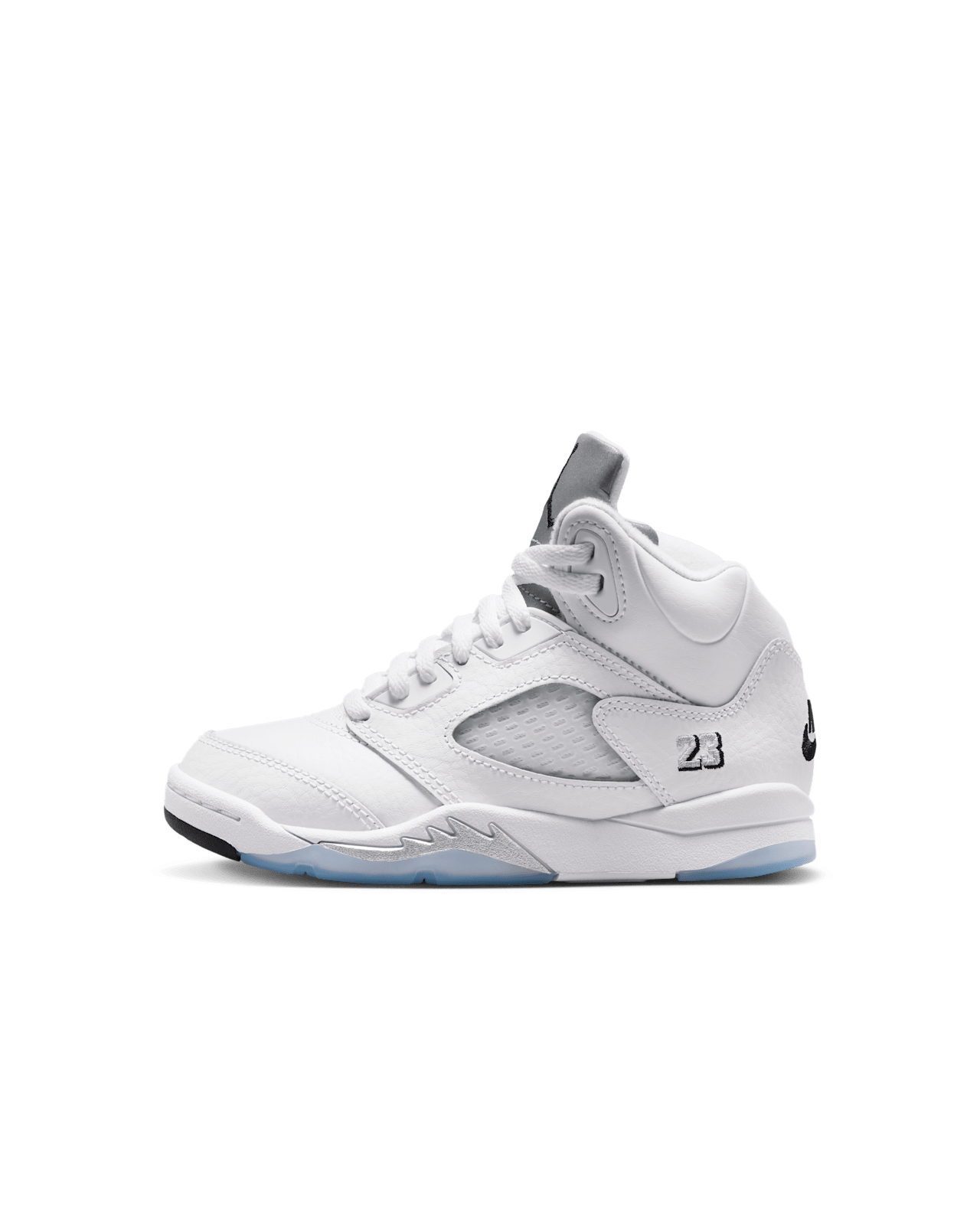 Little Kids' Jordan 5 Retro 'White and Metallic Silver' Release Date