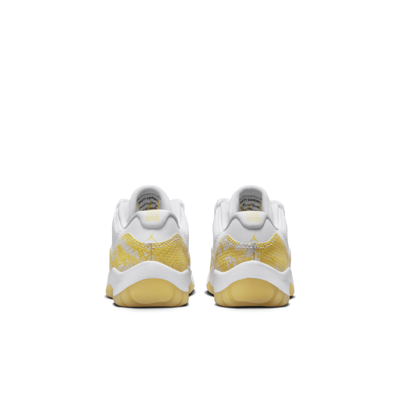 Jordan 11 "Yellow Snakeskin" til mindre børn (580522-107)