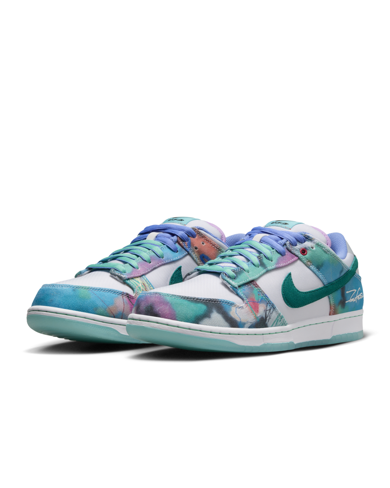 วันเปิดตัว Nike SB Dunk Low x Futura Laboratories "White and Geode Teal" (HF6061-400)