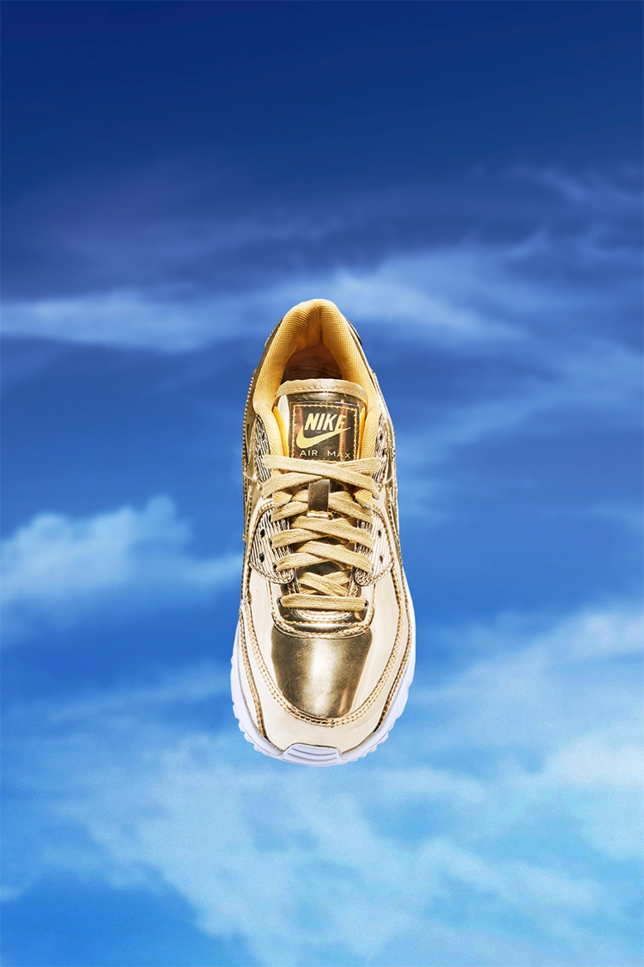 Nike air max womens gold hotsell