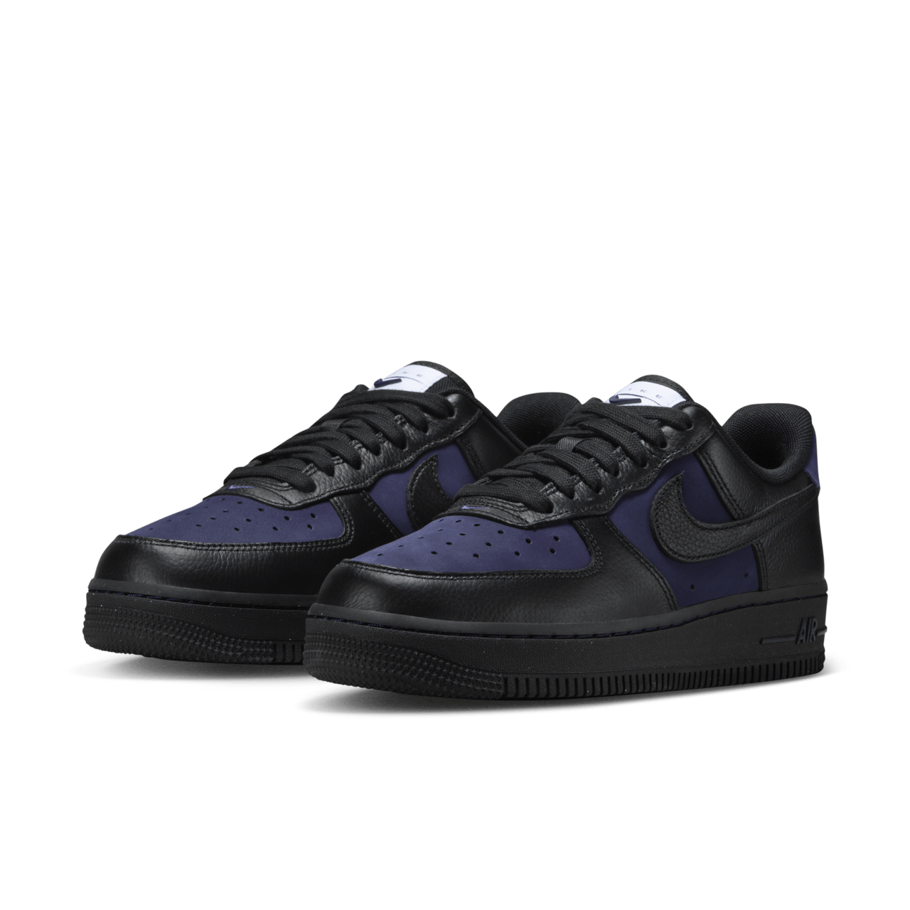 Fecha de lanzamiento del Air Force 1 '07 "Black and Purple Ink" para mujer de Nike (DZ2708-500)