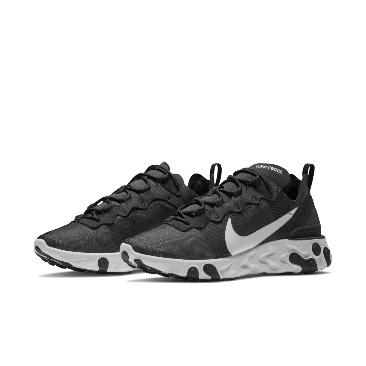 Nike Women s React Element 55 Black White Release Date. Nike SNKRS