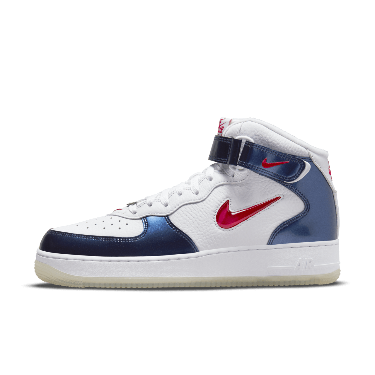 【NIKE公式】エア フォース 1 MID 'University Red and Midnight Navy' (DH5623-101 / AF 1 MID '07 QS)