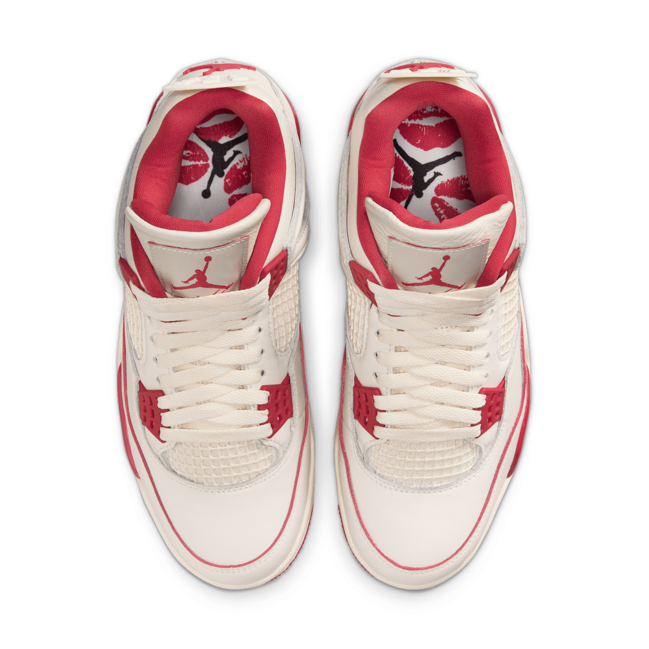 Women's Air Jordan 4 'Pale Ivory and Tough Red' (HV0823-108)