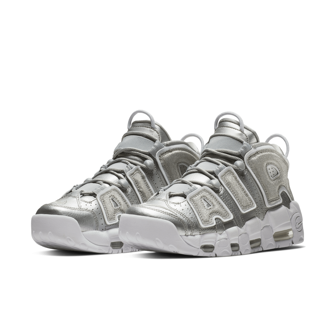 Women's Nike Air More Uptempo 'Metallic Silver & White' Release Date