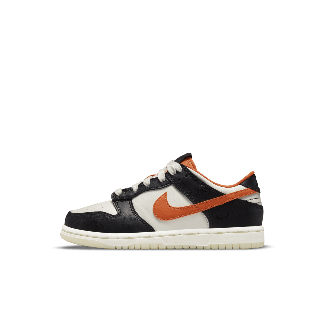 วันเปิดตัว Dunk Low เด็กเล็ก “Halloween” (DM0088-100)