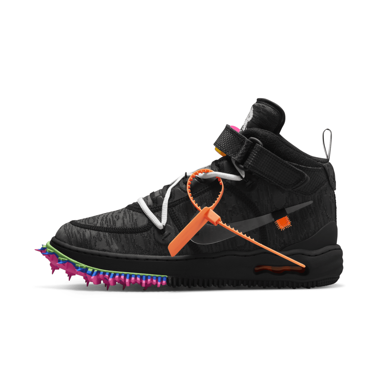 Air Force 1 中筒鞋 x Off-White™ 'Black' (DO6290-001) 發售日期