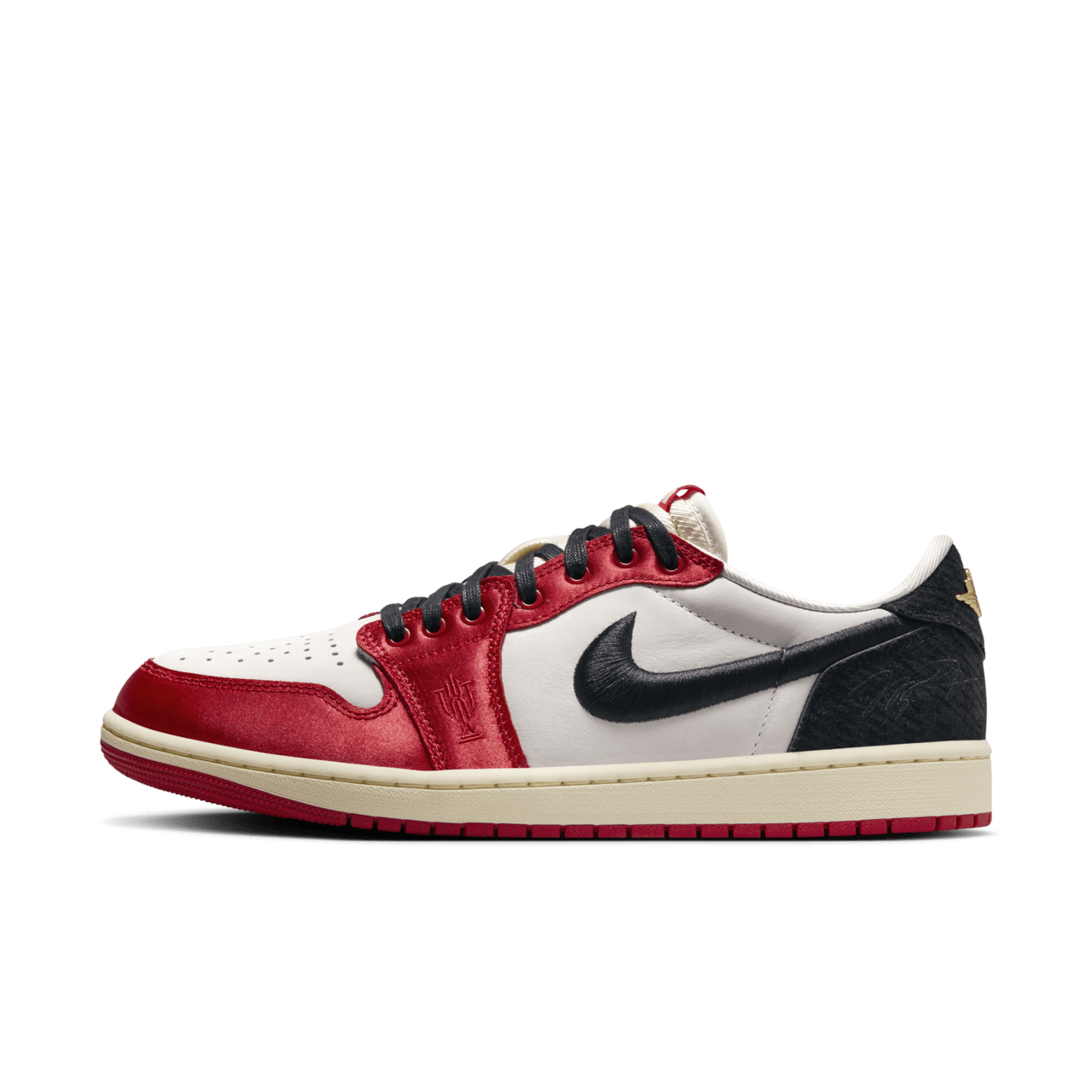 Air Jordan 1 Low OG x Trophy Room Sail and Varsity Red FN0432 100 Release Date. Nike SNKRS