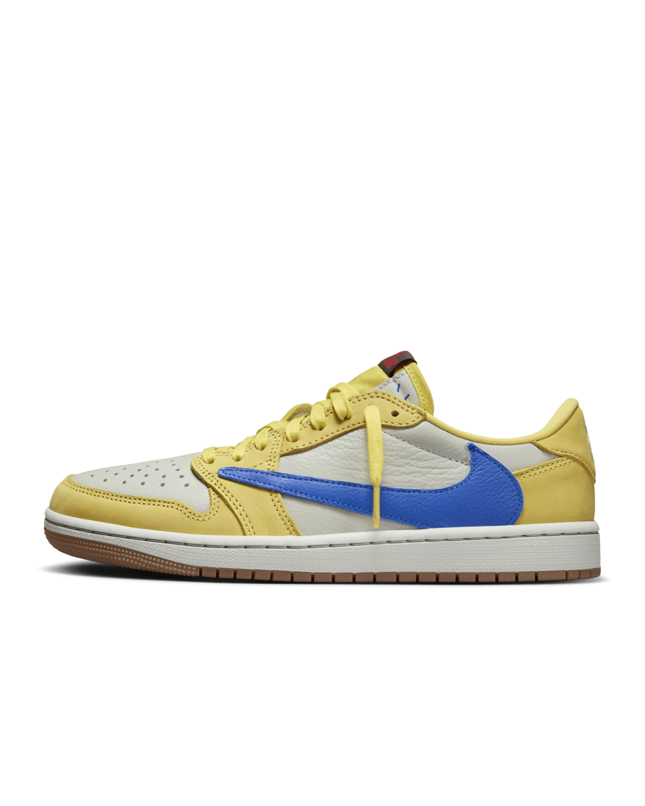 女款 Air Jordan 1 低筒鞋 OG x Travis Scott 'Canary' (DZ4137-700) 發售日期