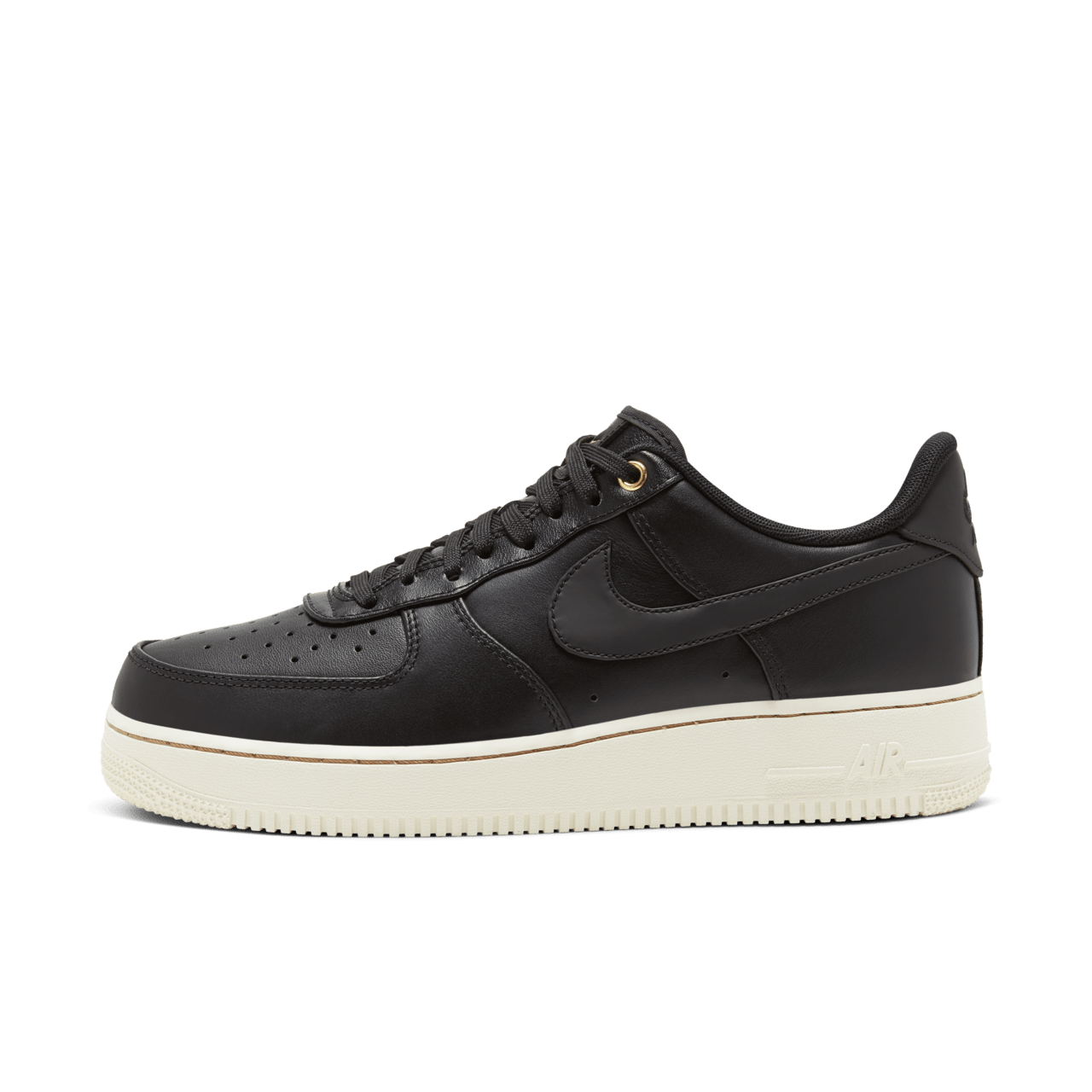 Air force 1 premium black on sale