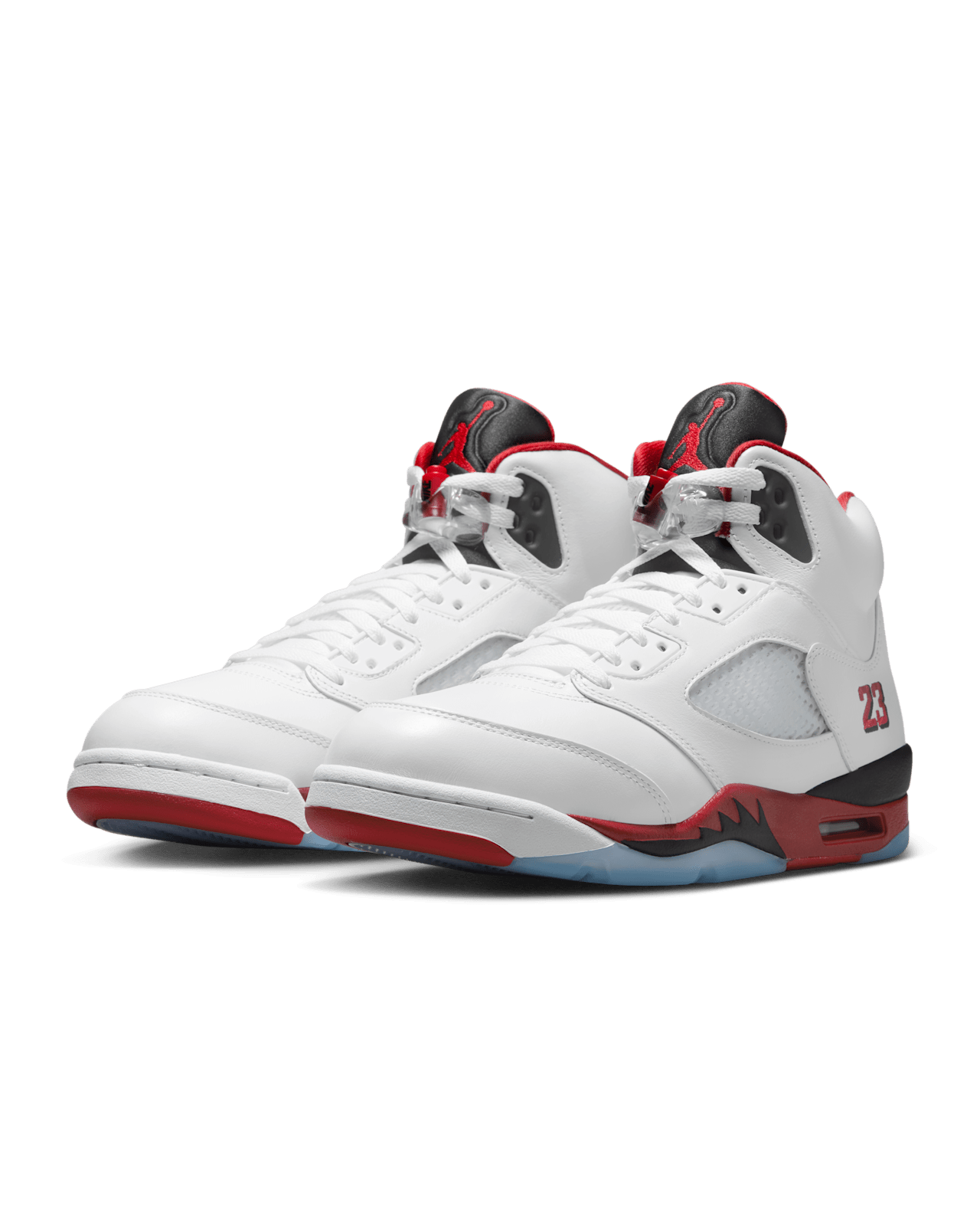 【NIKE公式】エア ジョーダン 5 'Fire Red "Black Tongue"' (HQ7978-101 / AIR JORDAN 5 RETRO OG)
