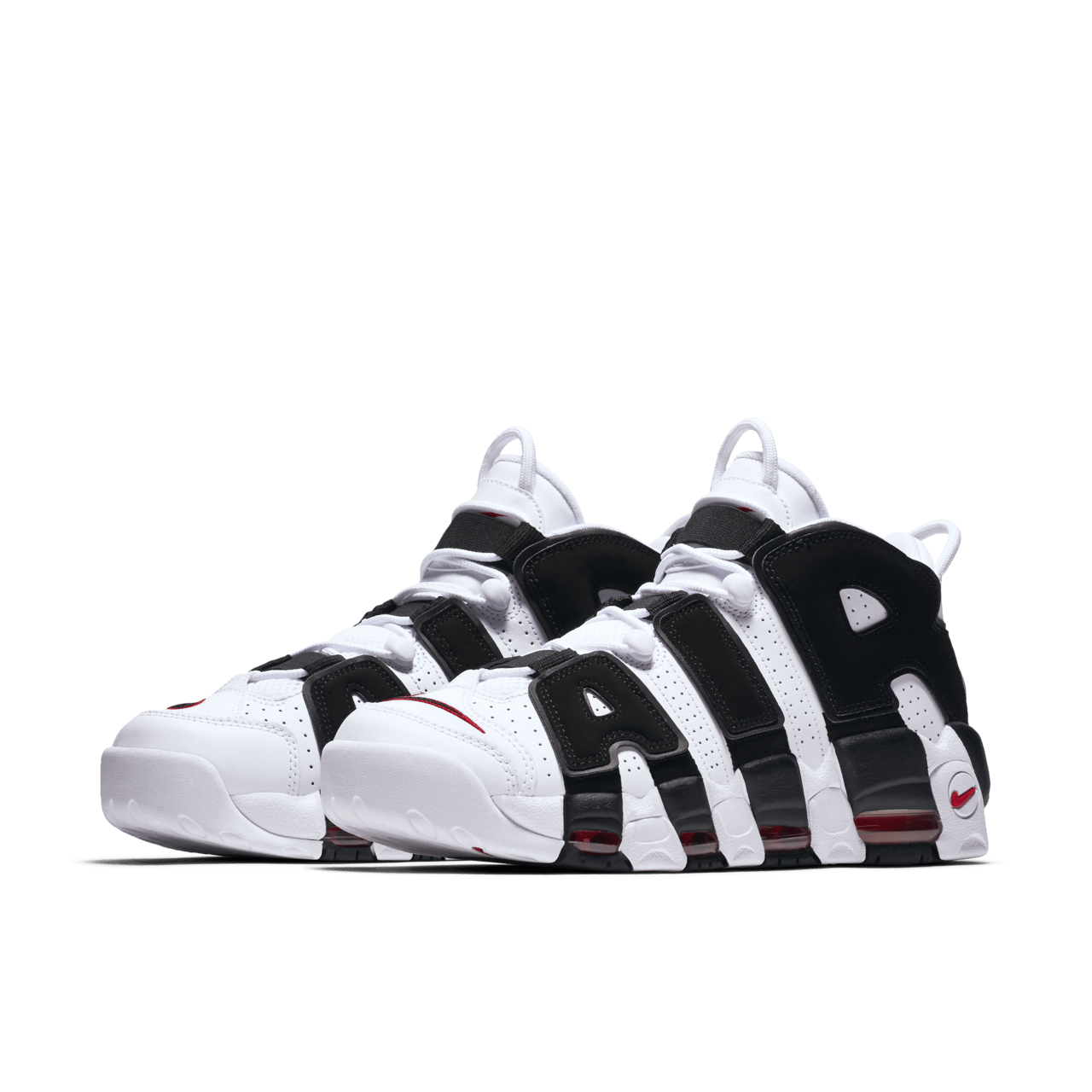 Nike air more uptempo white black hotsell