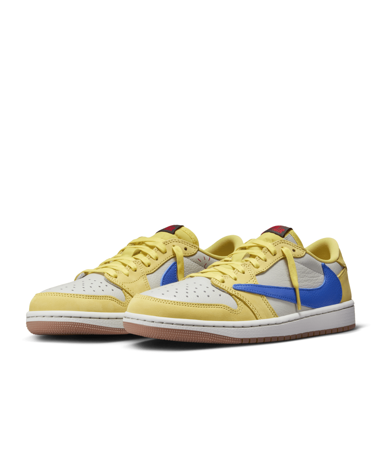 女款 Air Jordan 1 低筒鞋 OG x Travis Scott 'Canary' (DZ4137-700) 發售日期