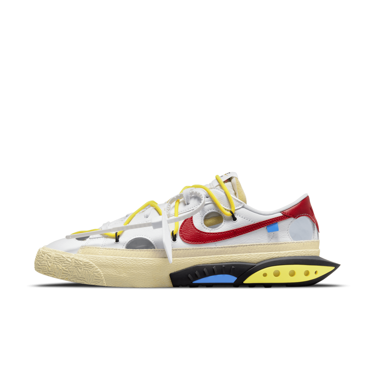 Blazer Low x Off White White and University Red DH7863 100 Release Date. Nike SNKRS