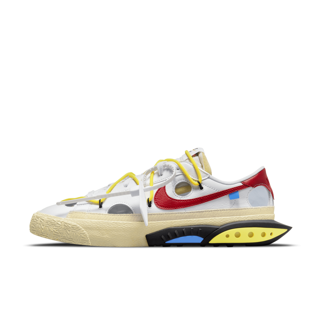 Data de llançament de les Blazer Low x Off-White™️ "White and University Red" (DH7863-100)