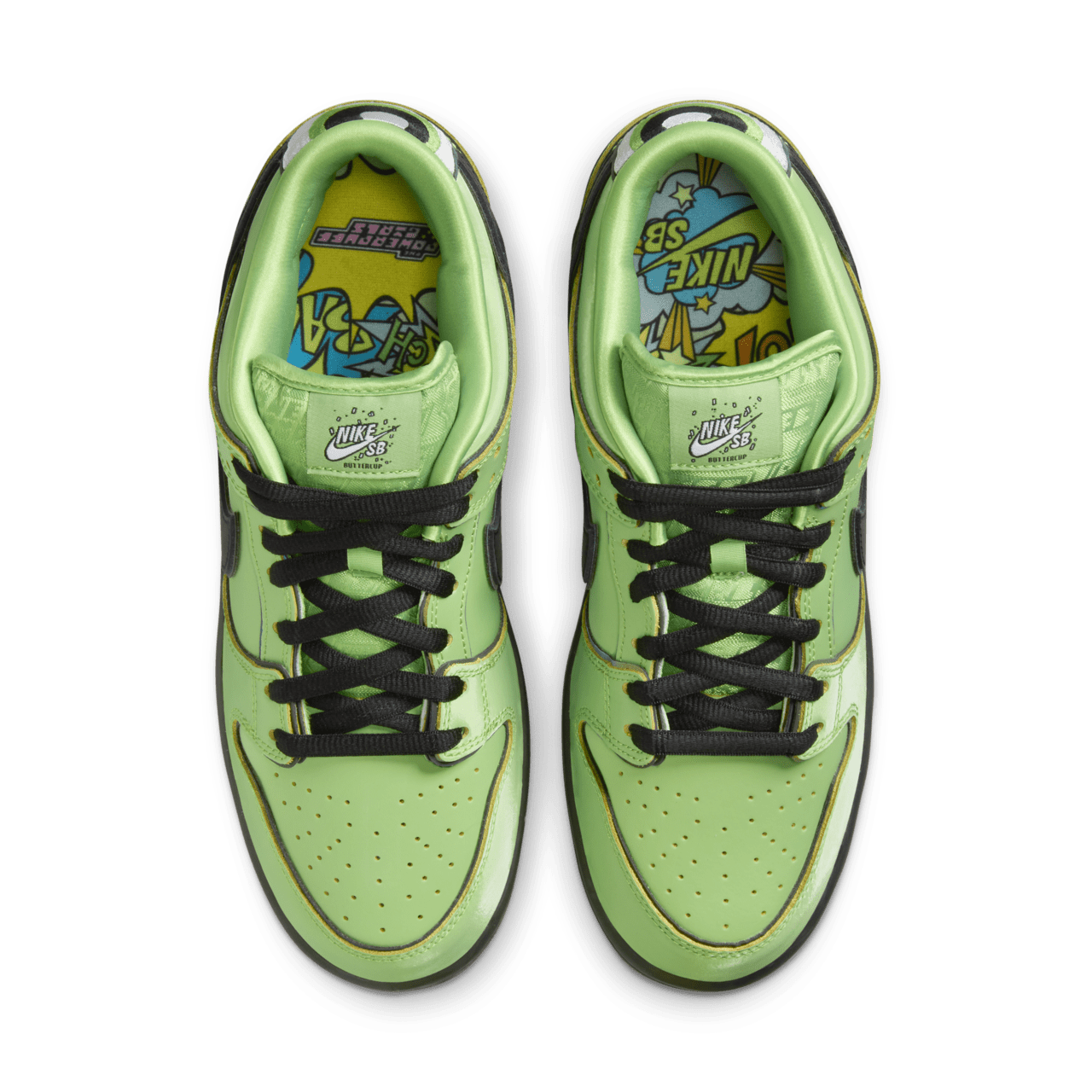 วันเปิดตัว Nike SB Dunk Low Pro x Powerpuff Girls "Buttercup" (FZ8319-300)