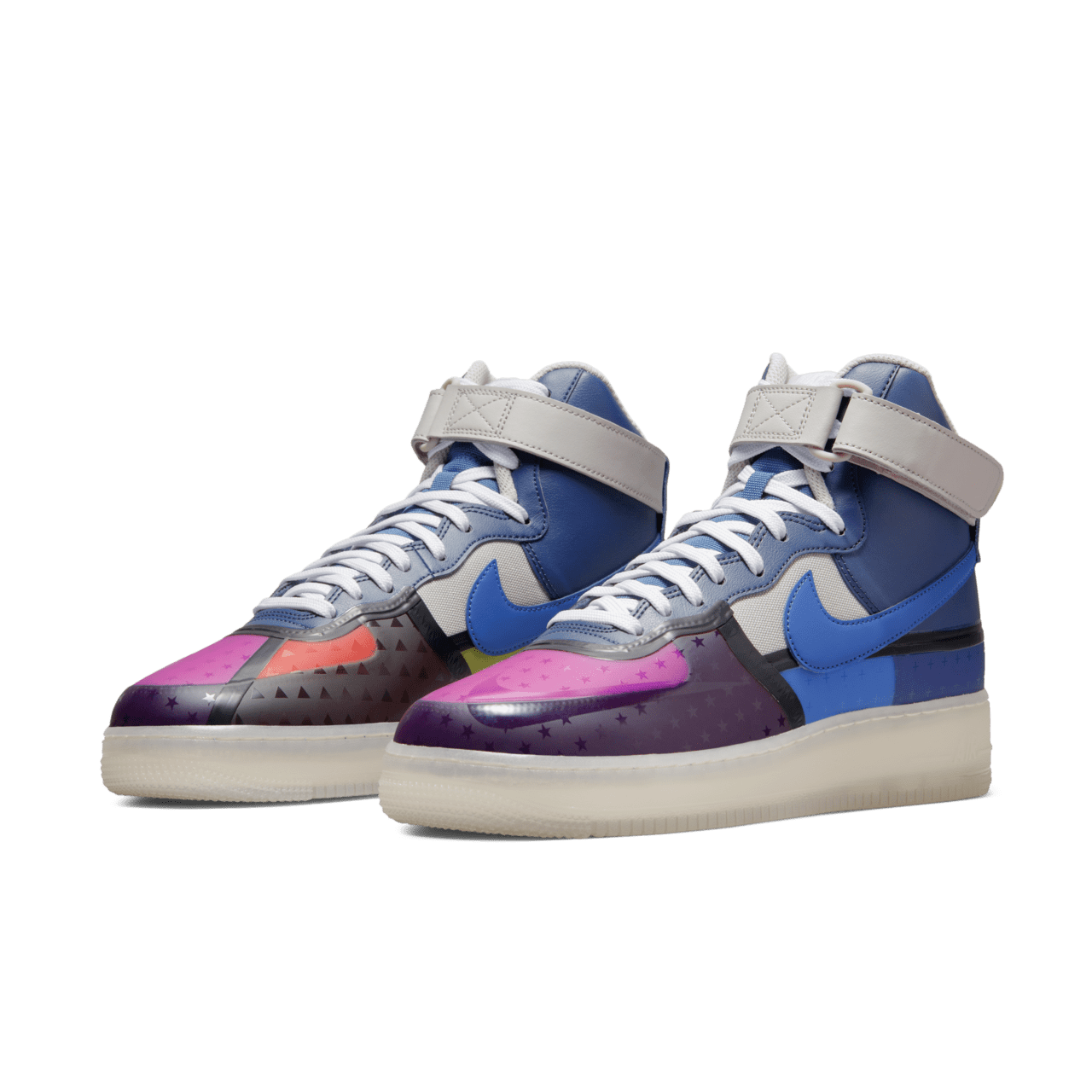 วันเปิดตัว Air Force 1 High '07 "Thunder Blue and Pink Prime" (DV1015-437)