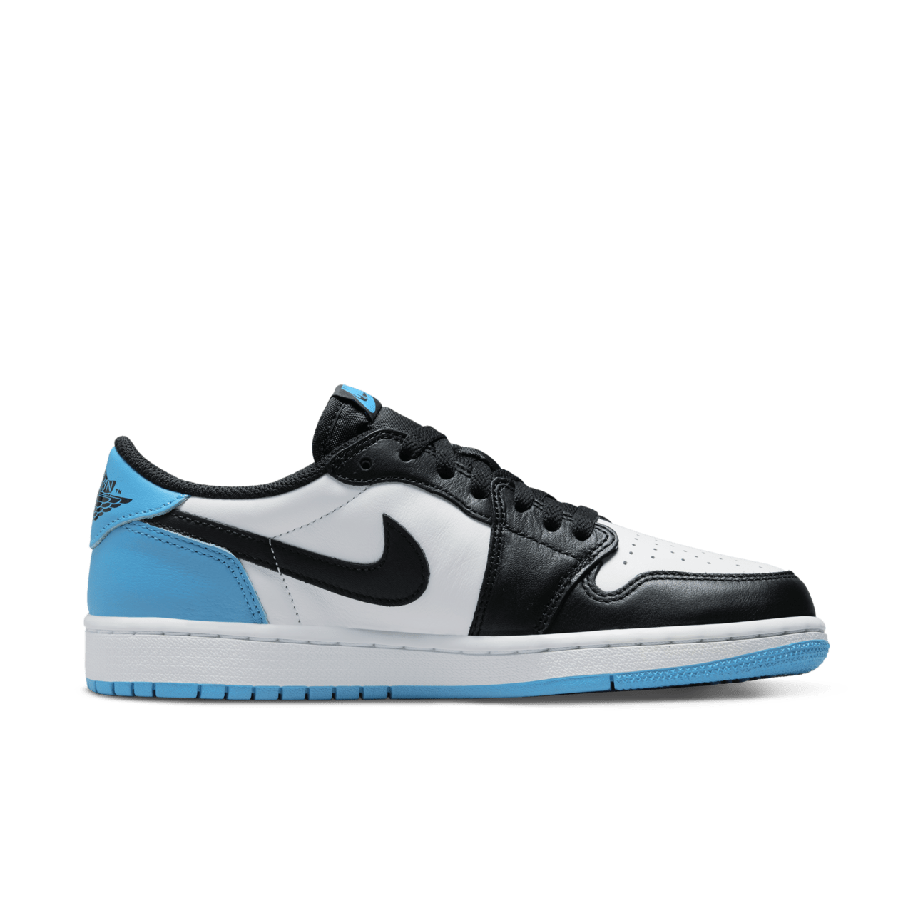 Fecha de lanzamiento del Air Jordan 1 Low "Black and Dark Powder Blue" para mujer (CZ0775-104)