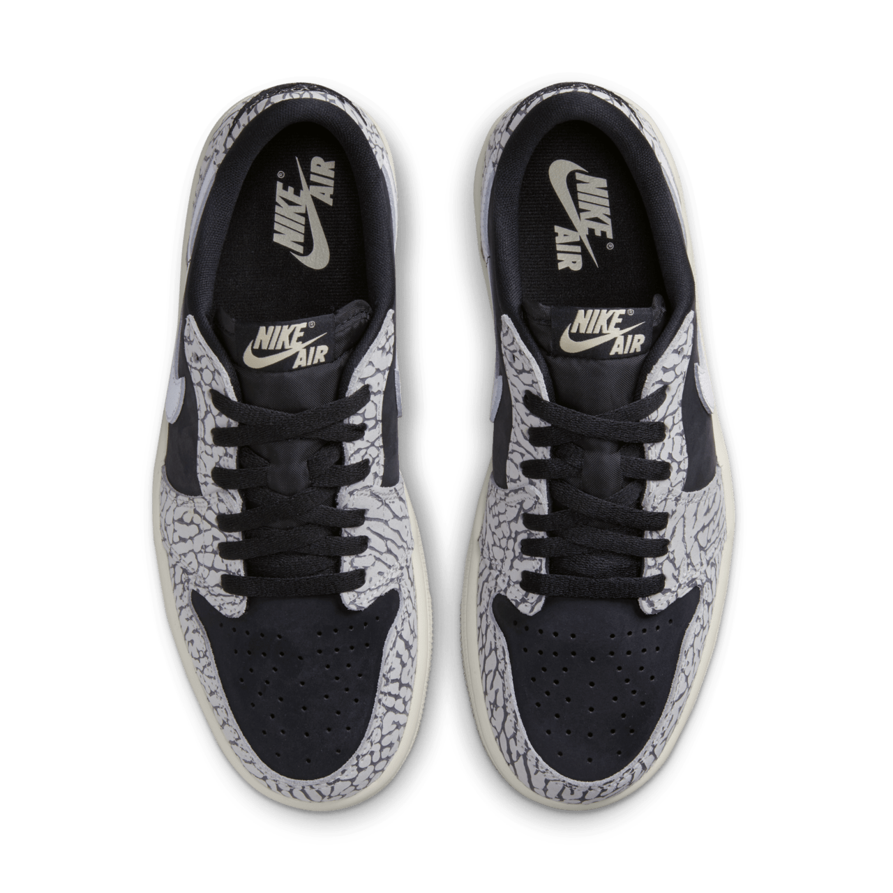 วันเปิดตัว Air Jordan 1 Low "Black Cement" ผู้หญิง (CZ0775-001) 