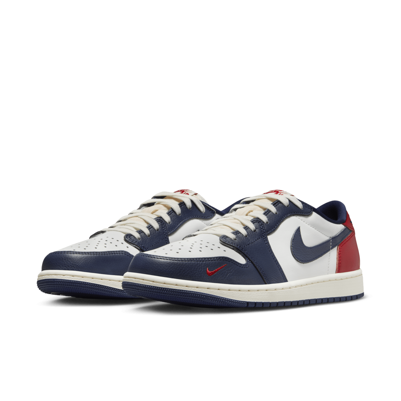 Fecha de lanzamiento de los Air Jordan 1 Low OG "Gym Red & Midnight Navy" (HQ2993-100)