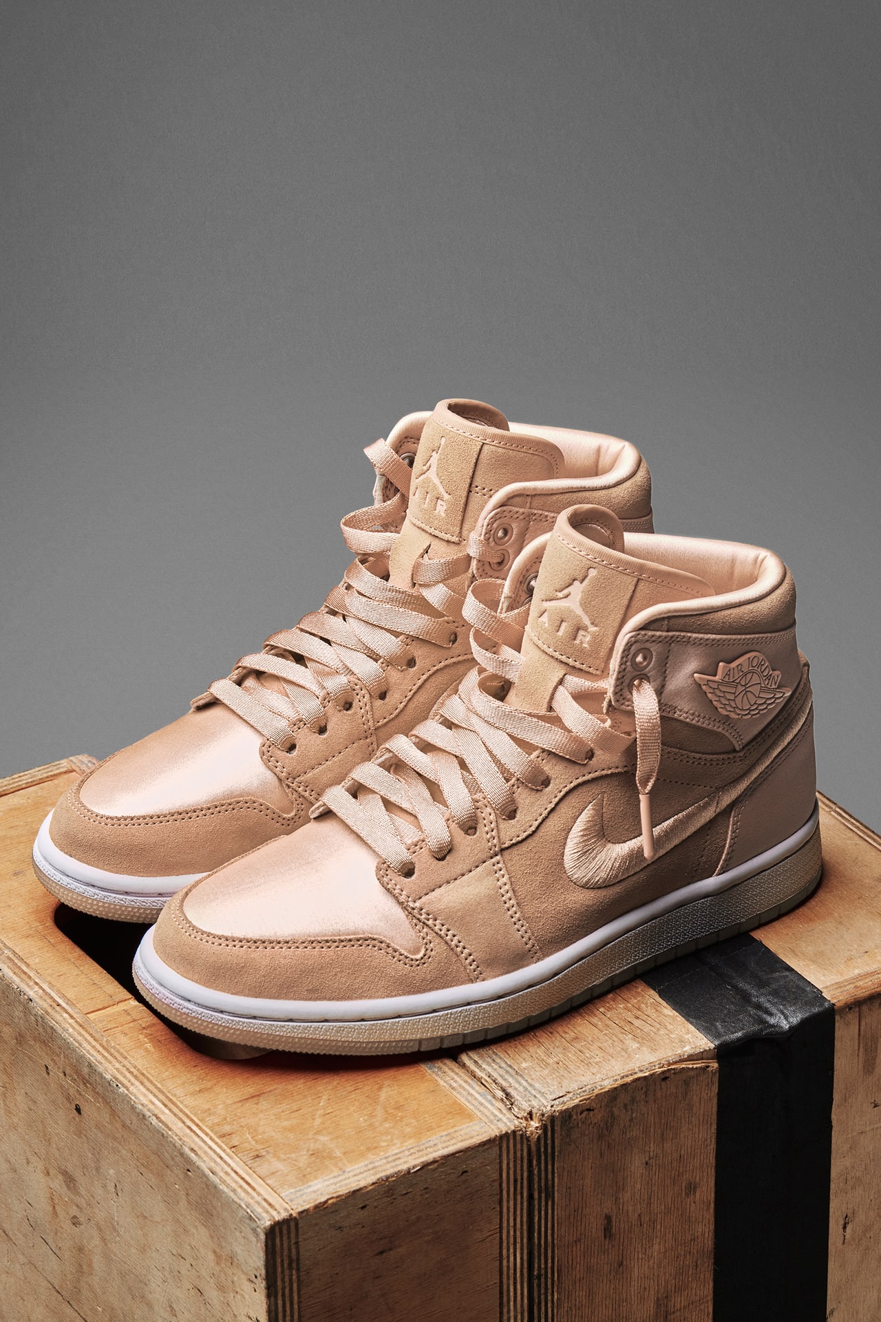 Peach and black jordans hotsell