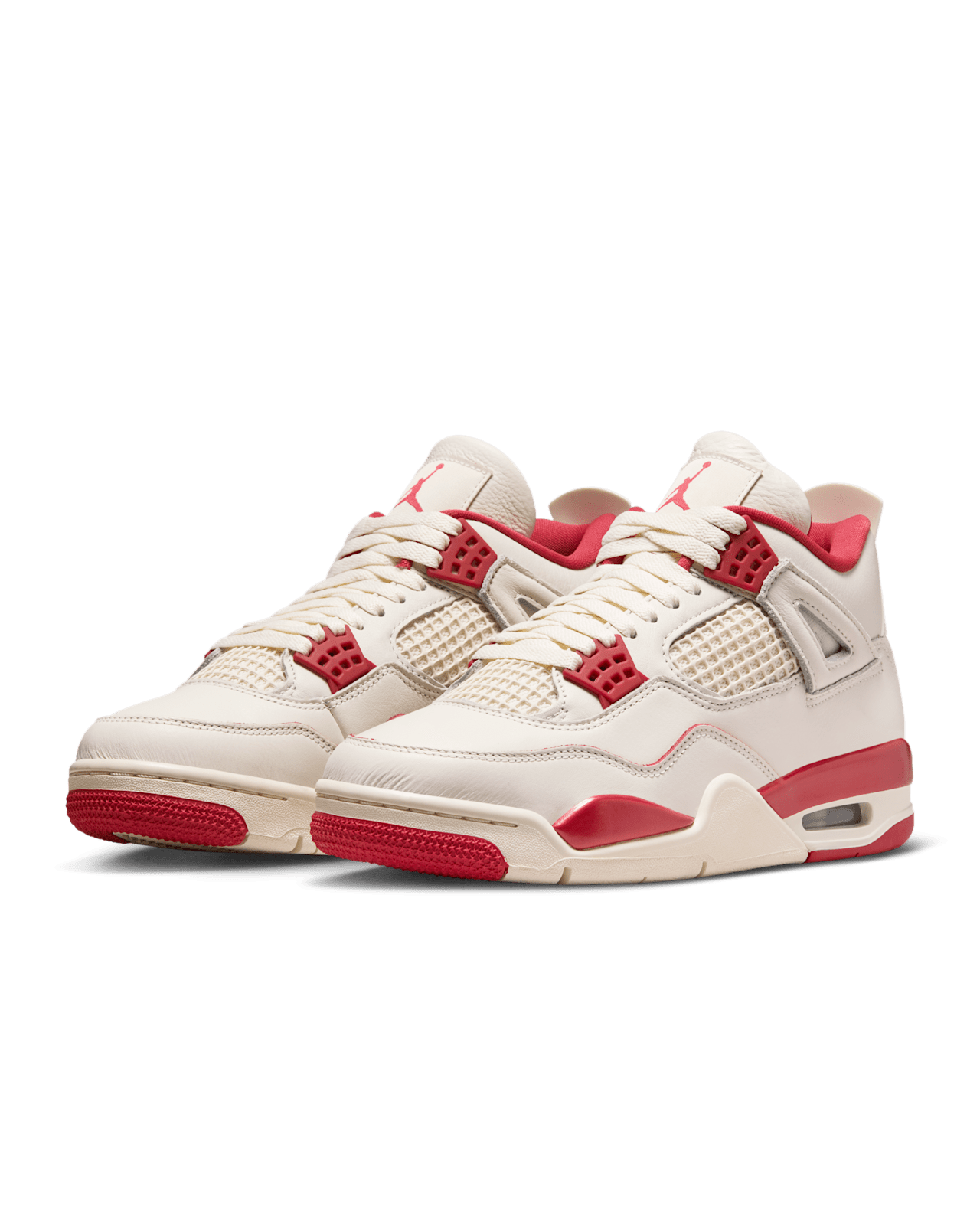Women's Air Jordan 4 'Pale Ivory and Tough Red' (HV0823-108) Release Date