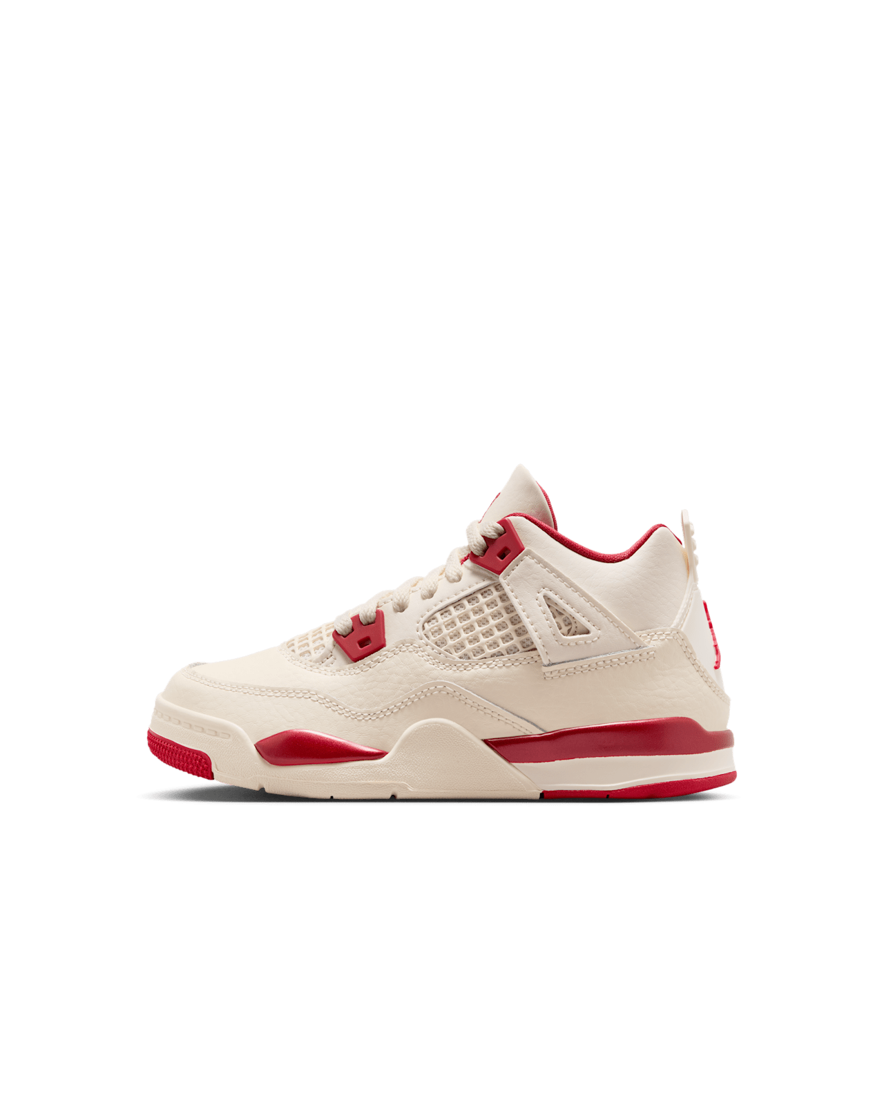 Women's Air Jordan 4 'Pale Ivory and Tough Red' (HV0823-108)