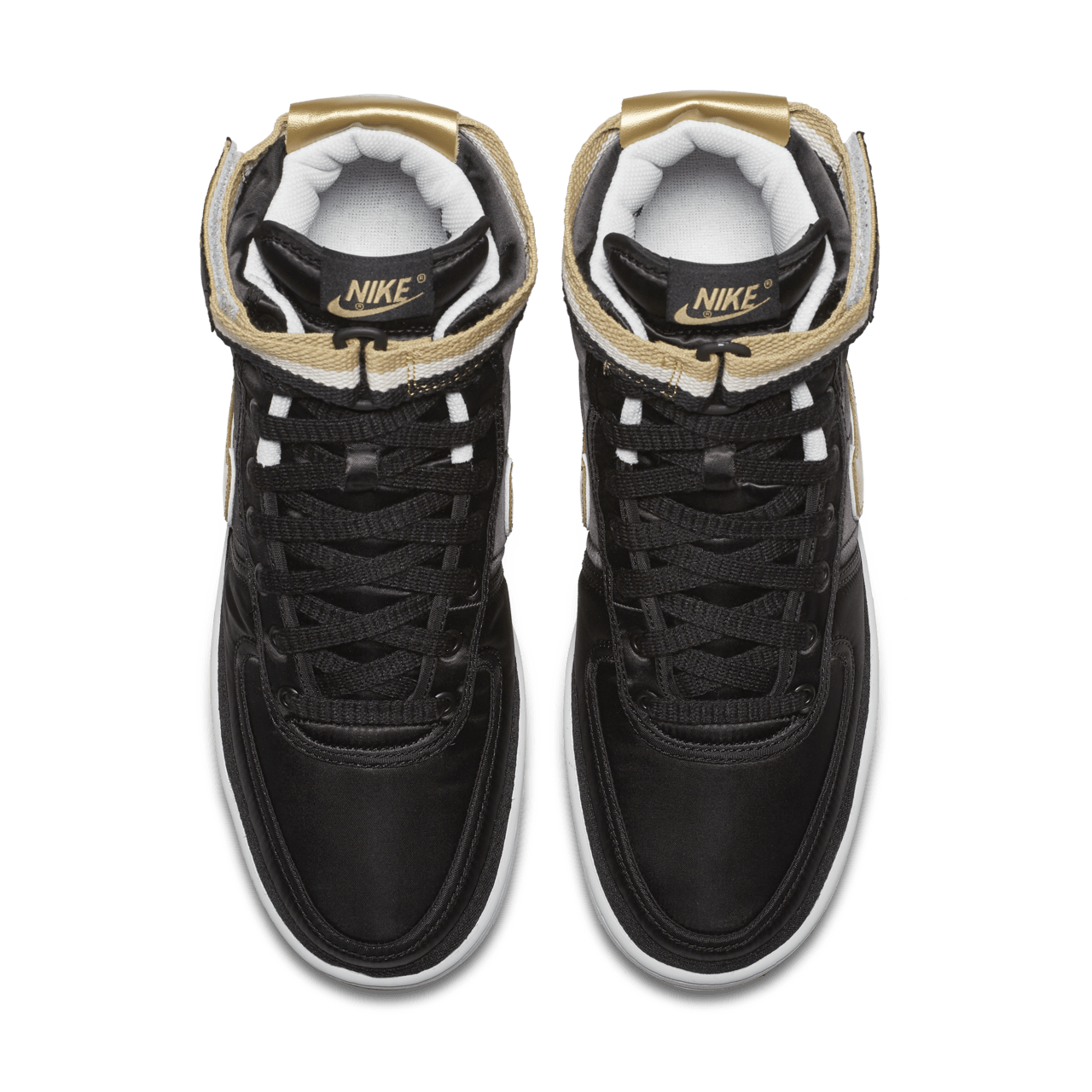 Nike vandal black and gold online