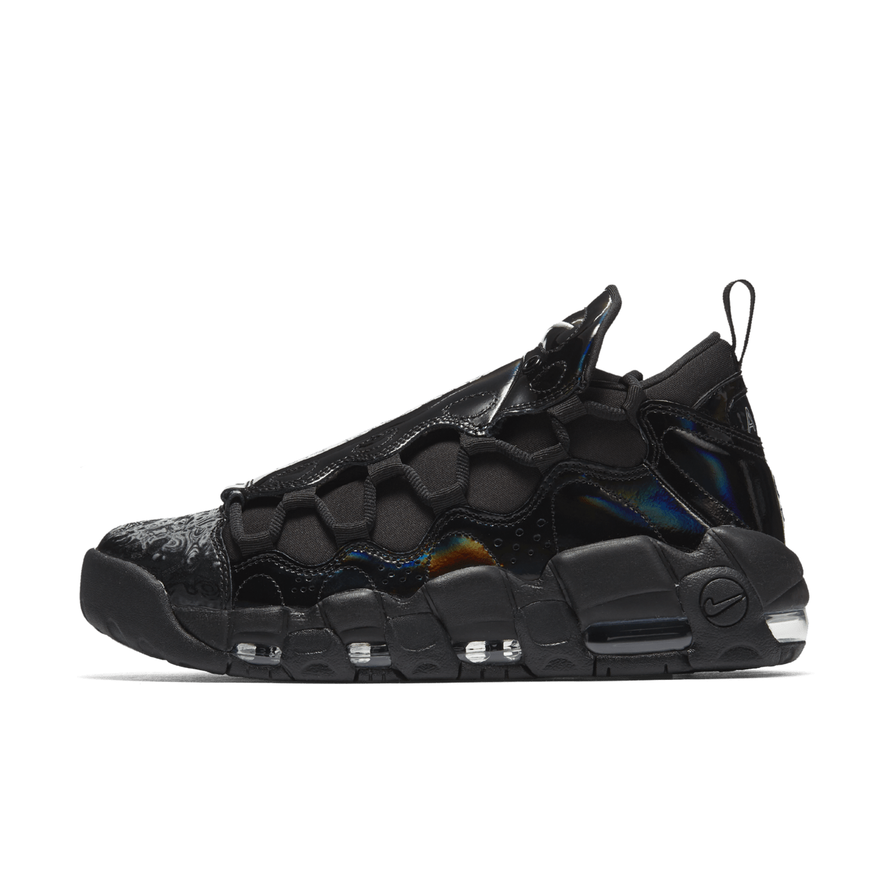 Nike air more money noir best sale