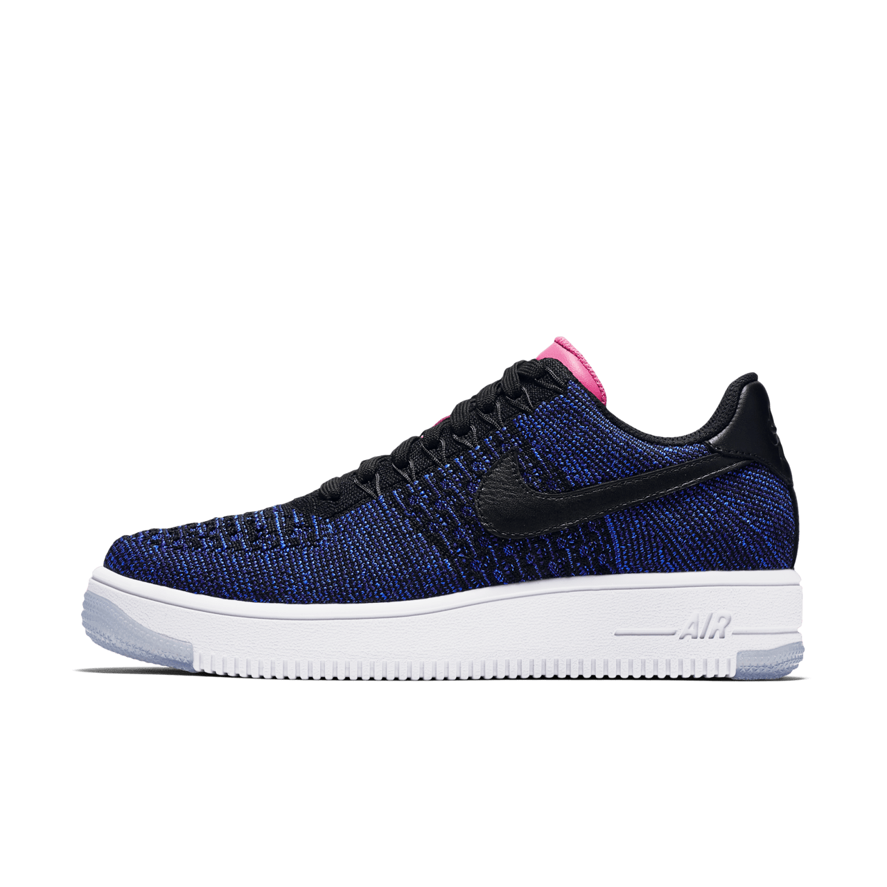 Nike free flyknit blue and pink best sale