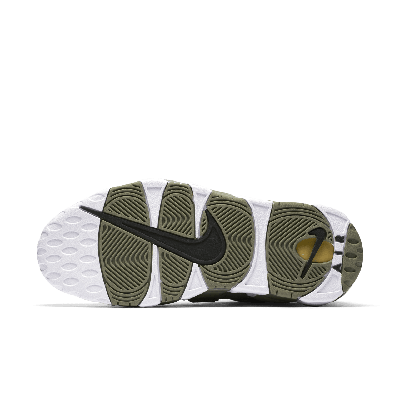 Nike air more uptempo womens green on sale