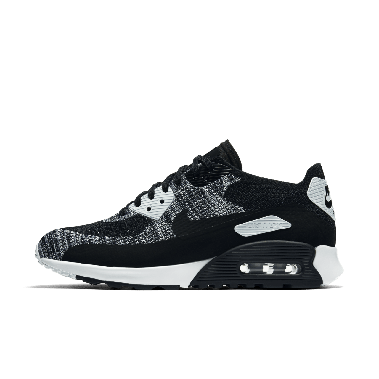 Black and white nike air max 90 womens best sale