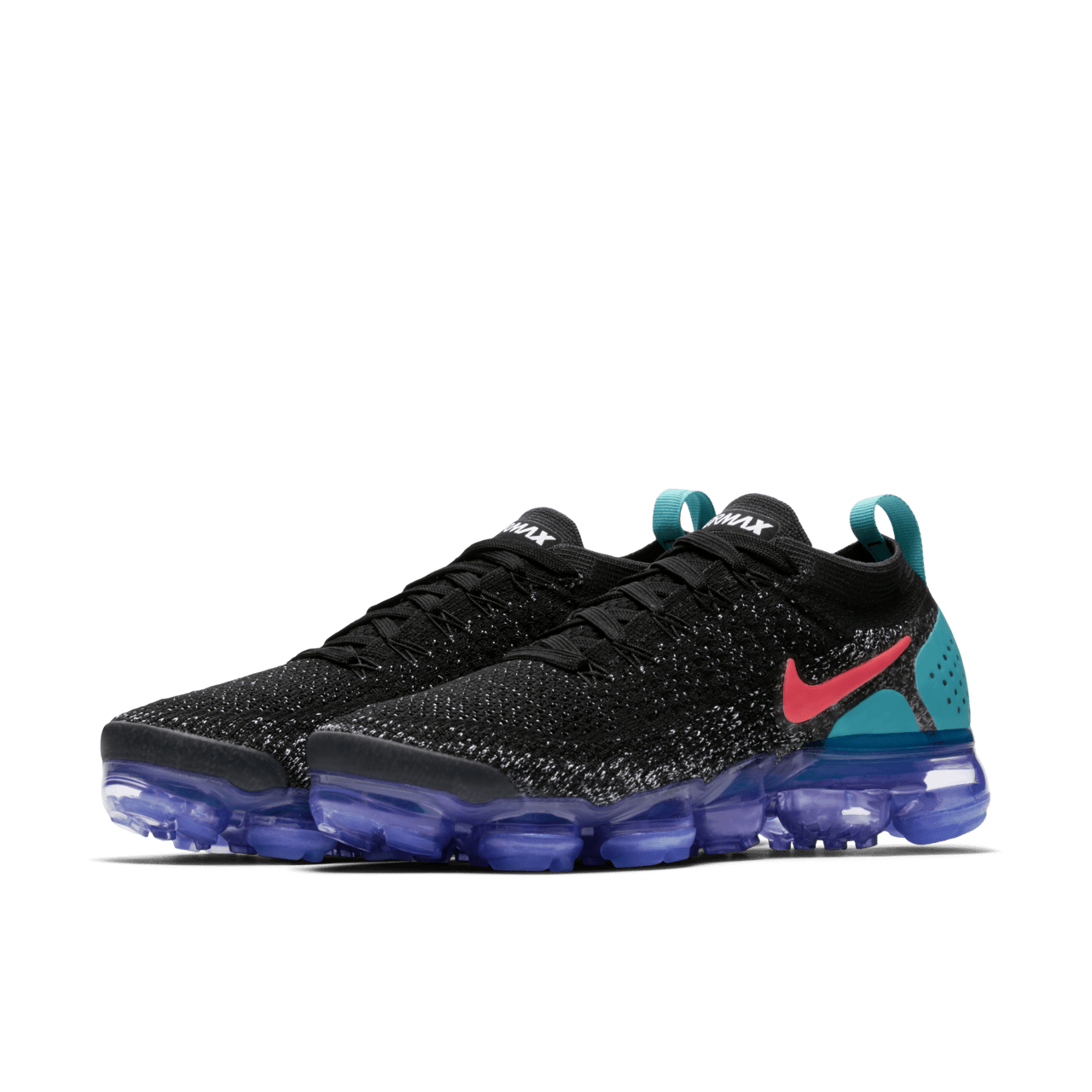 Nike Air VaporMax Flyknit 2.0 Black Hot Punch voor dames releasedatum. Nike SNKRS