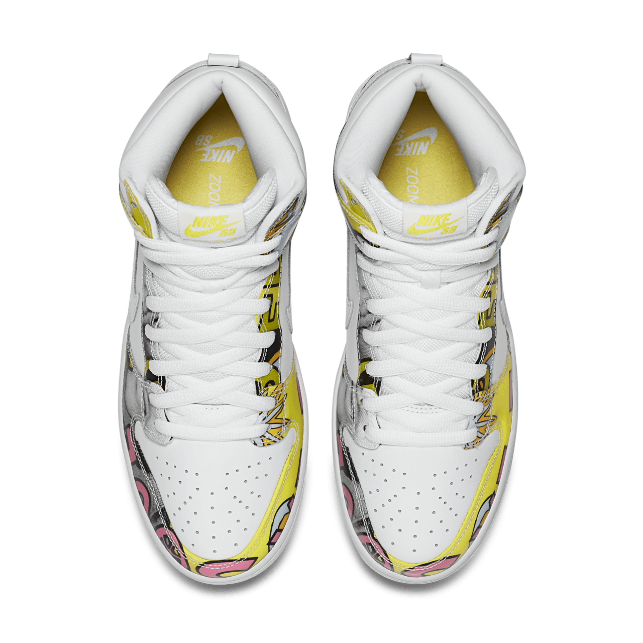 Nike sb de la soul high white hotsell